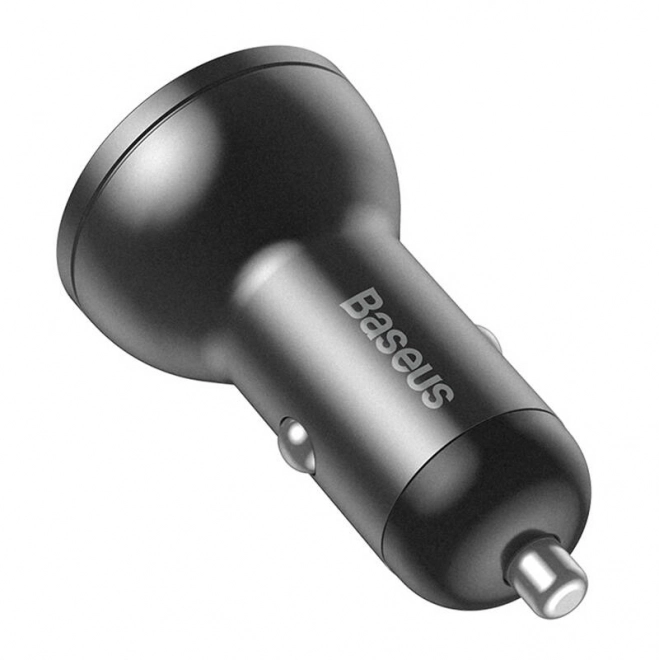 Punjač za auto Baseus s zaslonom 2x USB
