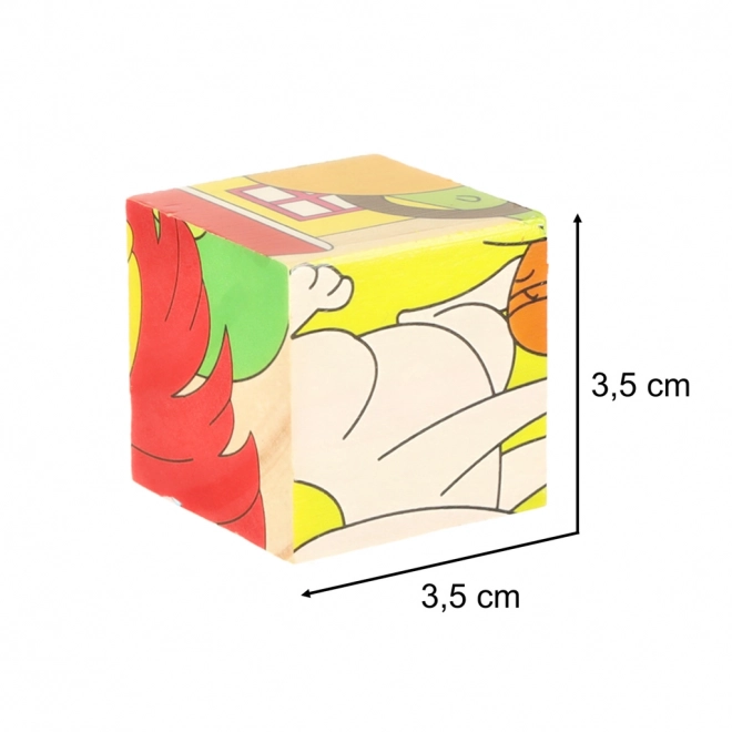 Drvene edukativne puzzle farma