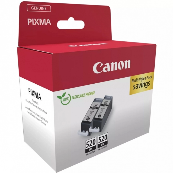 crni pigmentni tintni PGI-520 dvostruki paket