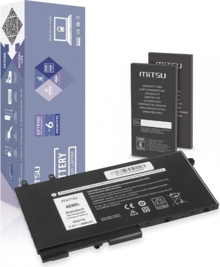 Baterija MITSU R8D7N za DELL Latitude 5410/5411/5500 i Precision 3541/3550 – 11,4 V 4000 mAh (46 Wh)