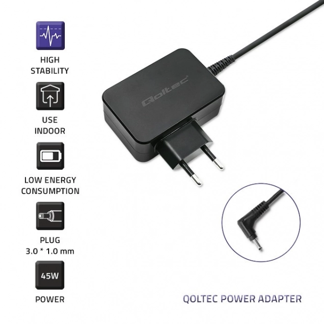 Punjač Qoltec za prijenosna računala Asus 45W