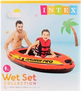 Nafukovací čamac Intex Explorer Pro 50 za djecu 137 × 85 × 23 cm