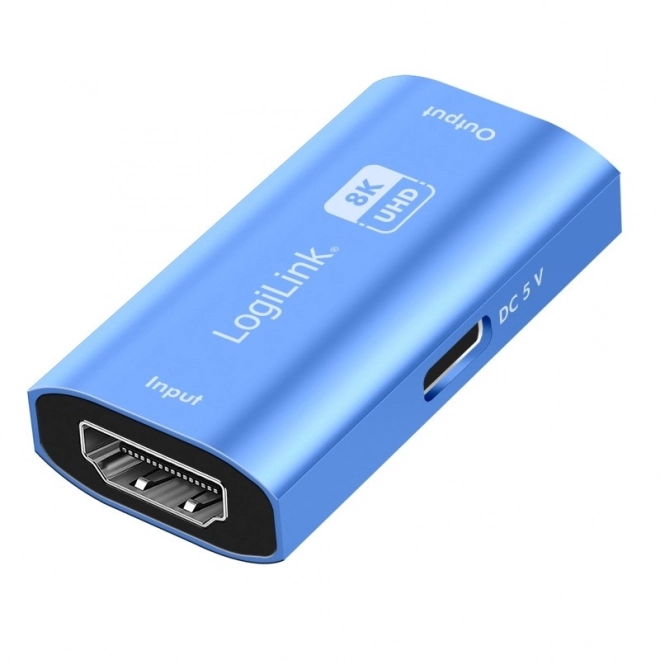 Repeater HDMI 8K/60HZ HDCP2.3, plavi aluminij