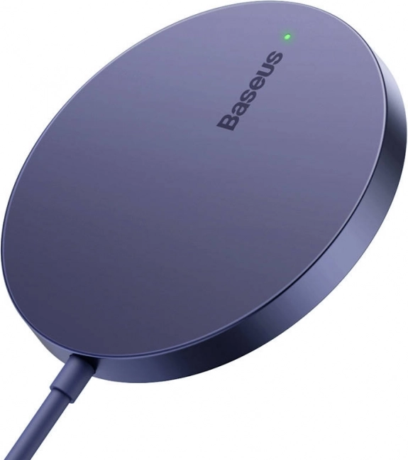 Magnetni bežični punjač Baseus Simple Mini3 15 W ljubičasti
