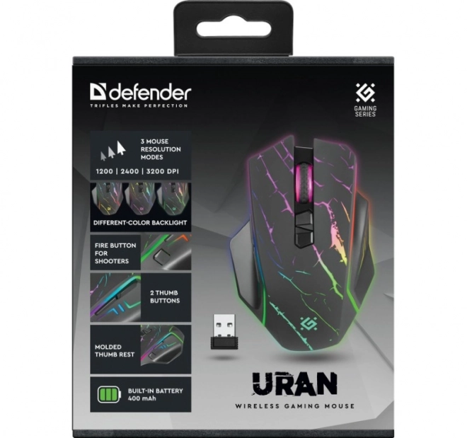 Bežična gaming miš URAN GM-503 3200 DPI 8P