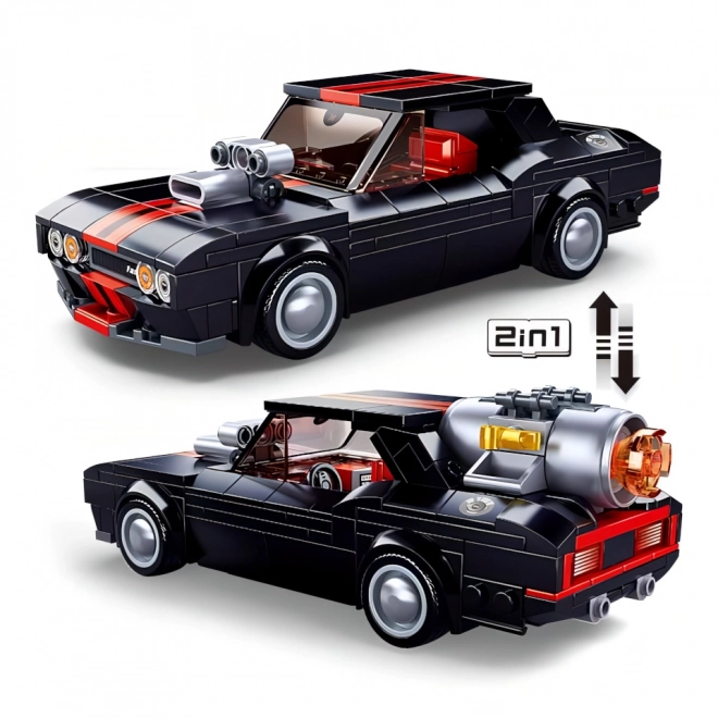 Sluban Model cigle M38-B1085 Ulično trkaće auto 2u1
