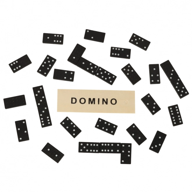 Drveno domino za obiteljsko igranje