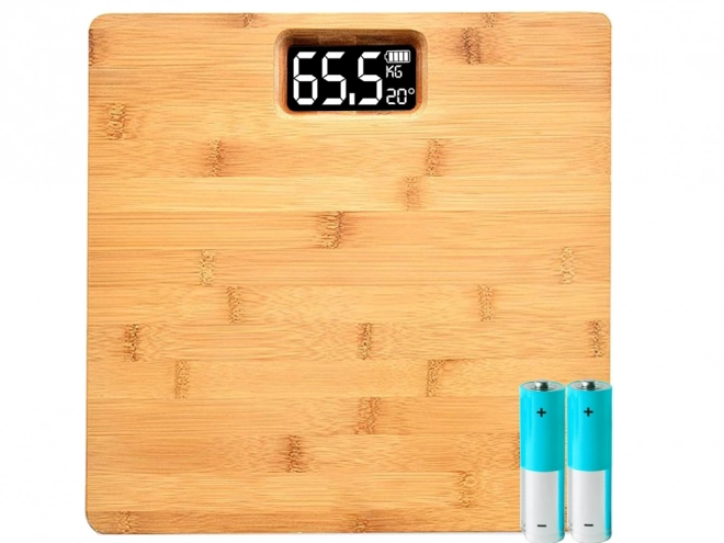 Elektronička bambusova digitalna vaga do 180 kg