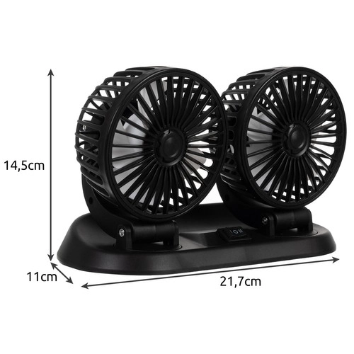 Xtrobb dvostruki ventilator za auto 23222