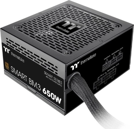 Thermaltake Smart BM3 650W modularno napajanje 80+ Bronze ATX 3.0 (Gen5) s ventilatorom 140 mm