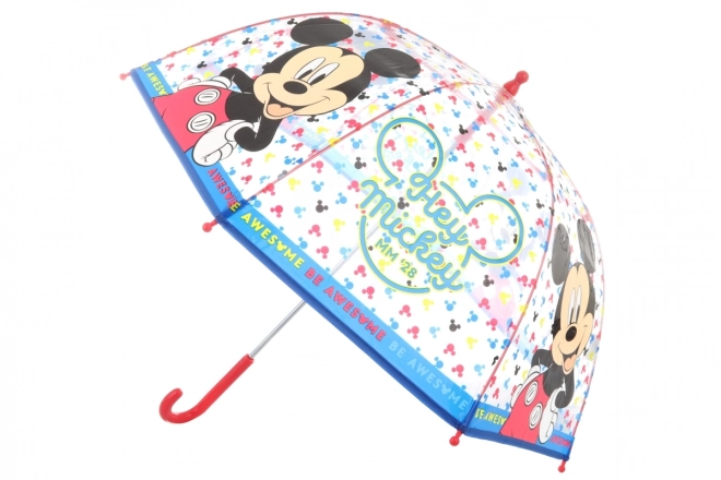 Prozirni ručni kišobran s motivom Mickeyja Mousea