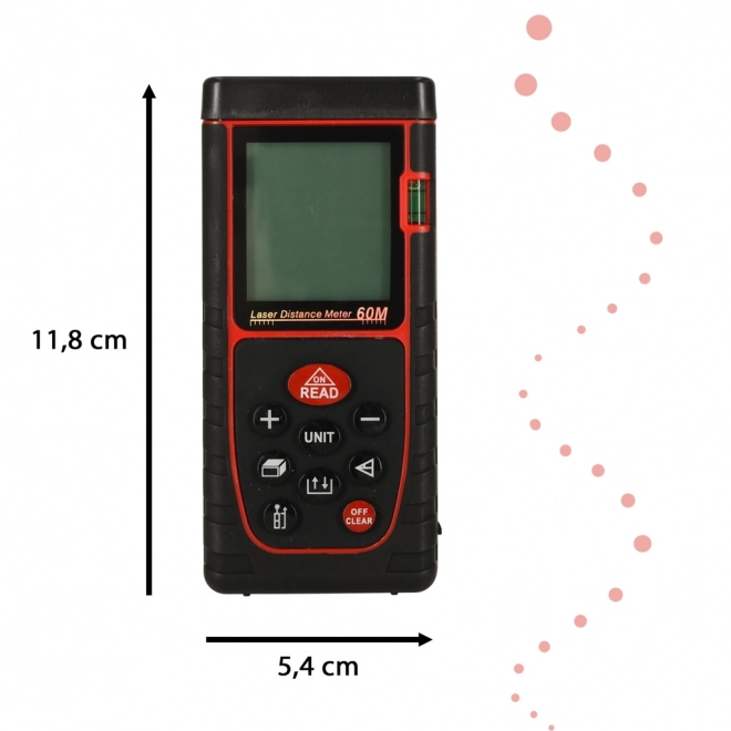 Kafuwell laserski daljinomjer s mjerenjem do 60 m