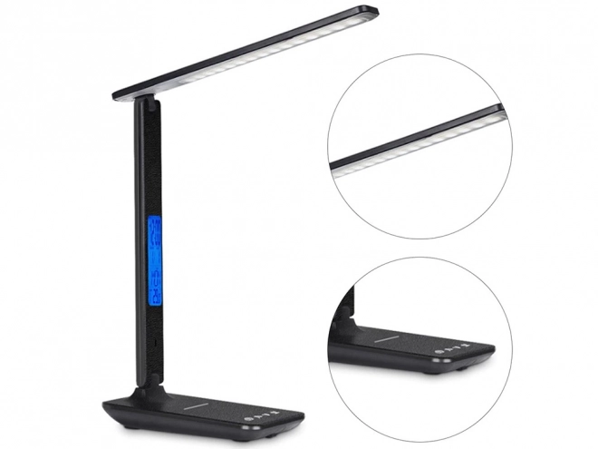 Moderna školska stolna lampa s USB i Qi punjačem