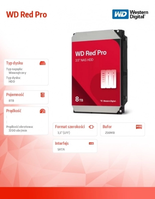 Tvrdi disk WD Red Pro 8TB