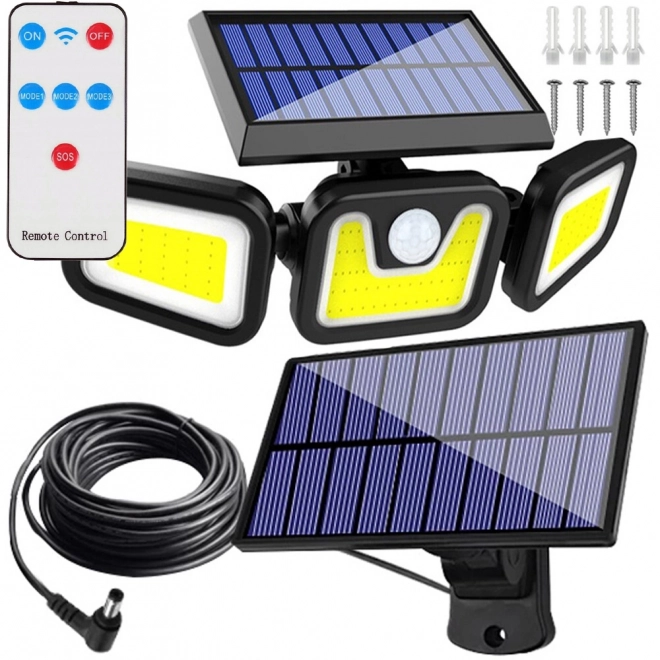 Solarna svjetiljka sa senzorom pokreta i 171 LED