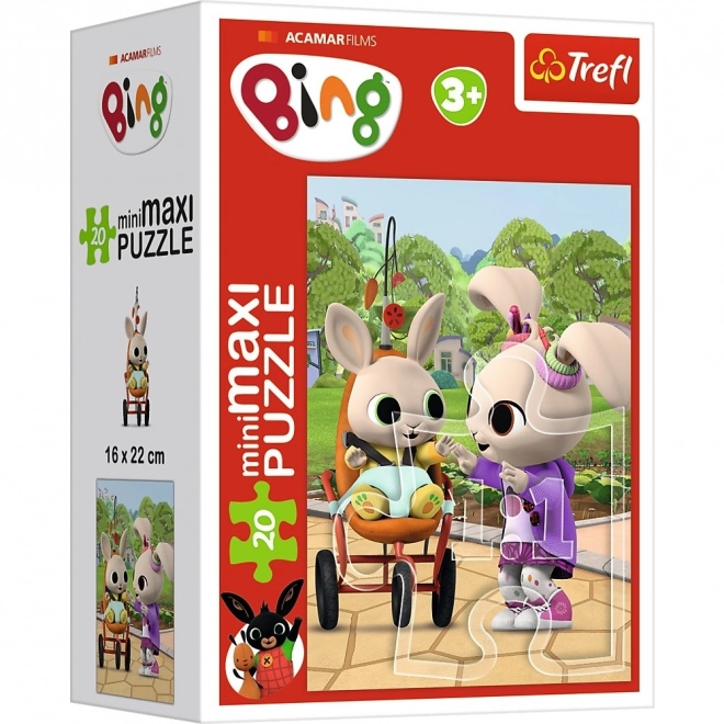 Mini slagalica miniMaxi 20 dijelova Bingovi prijatelji/Kunić Bing