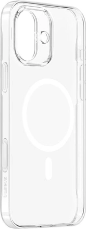Baseus magnetska futrola TouchButton za iPhone 16 (prozirna)