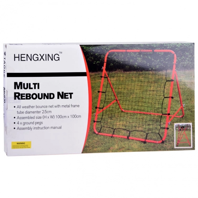 Treningokvir Rebounder za skakački nogomet 100x100cm