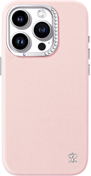 Zvjezdana futrola za iPhone 15 Pro ružičasta