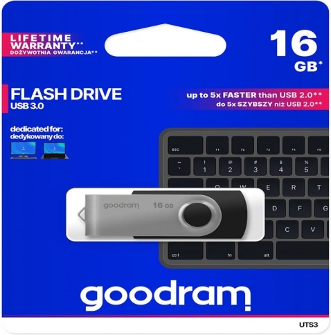 flash disk goodram twister 16 gb usb 3.0 plavi