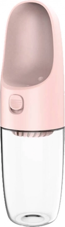 putna boca za pse DOGNESS D11 400 ml, ružičasta