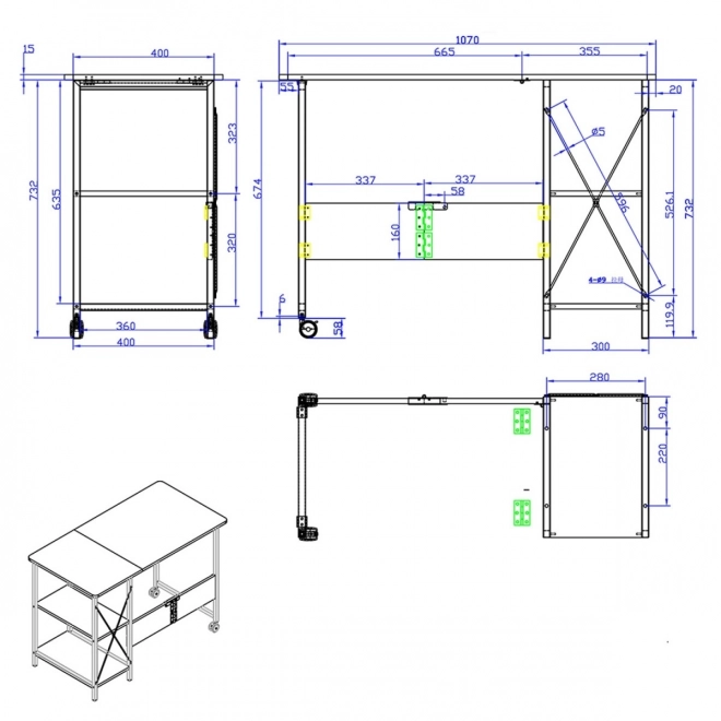 Sklopivi loft stol MC-411