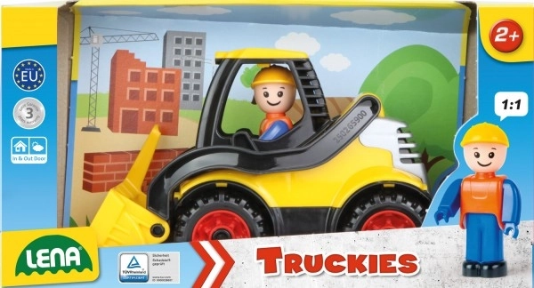 Auto Truckies utovarivač plast 20cm s figuricom u kutiji 24m+