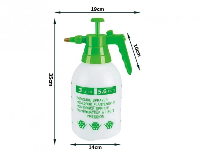 Ručno tlačni prskalica 3 litre