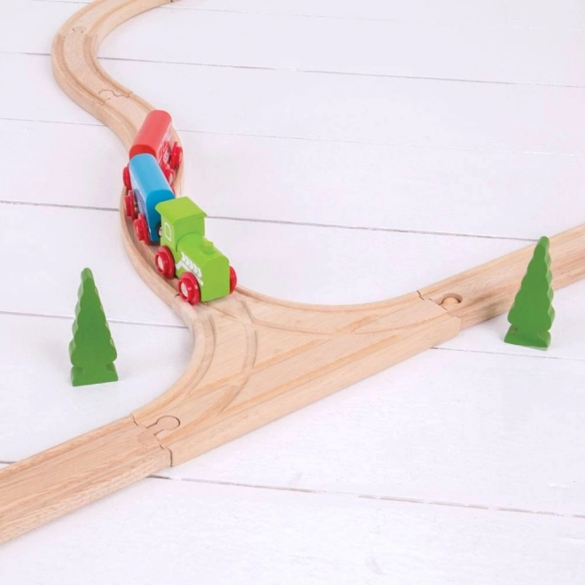 Bigjigs Rail T skretnica 2 kom
