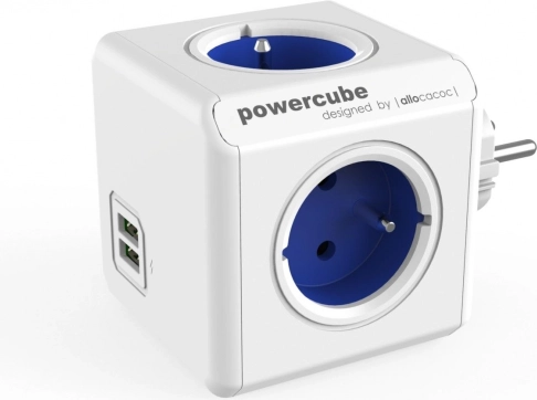 Razdjelnik utičnica PowerCube Original USB plavi