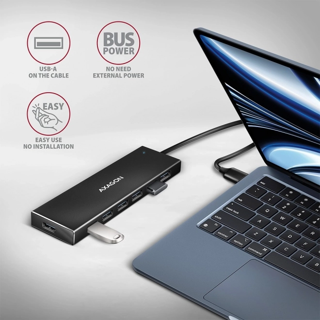 USB Hub 7-Portni AXAGON HUE-F7A
