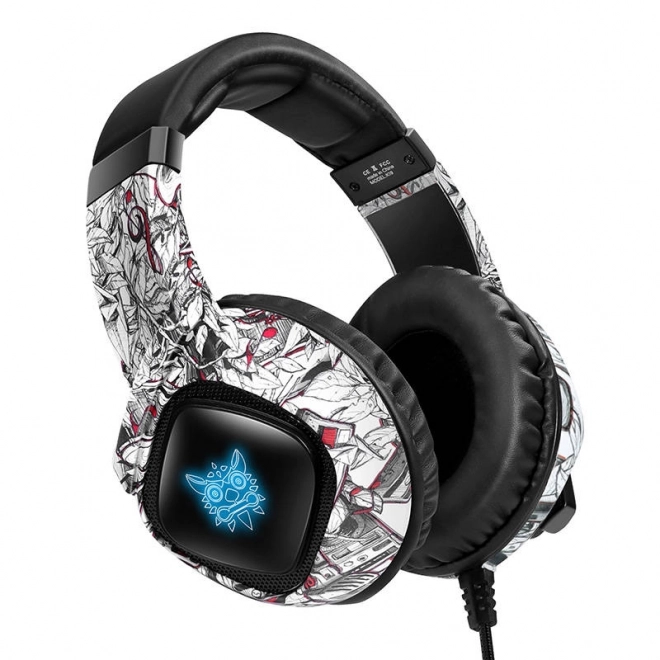 Gaming slušalice Onikuma K19 Camouflage bijela