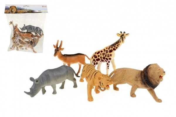 Safari životinje plastika 11-15cm 5kom u vrećici