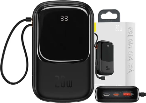 Power banka Baseus Qpow Pro s kapacitetom 20 000 mAh i brzim punjenjem 20 W