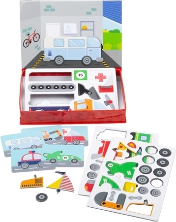 Bigjigs Toys magnetska slagalica mehaničar