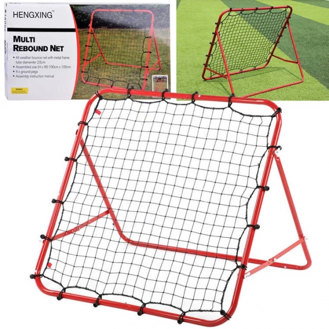 Treningokvir Rebounder za skakački nogomet 100x100cm