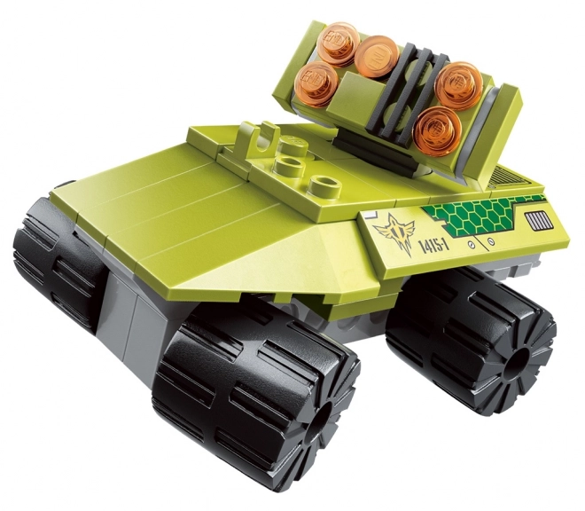 Qman Thunder Expedition Battle Car 1415 set 8v1