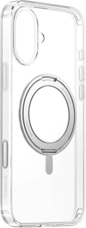 Baseus SkyRing 360° magnetska maskica sa stalkom za iPhone 16, prozirna