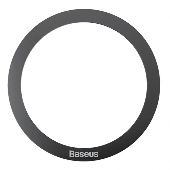 Baseus Halo Magnetski prsten za telefone, MagSafe (crni)