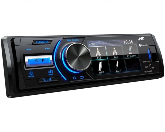 JVC autoradio s Bluetooth i monitorom