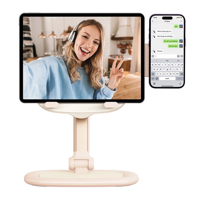 Stalak za tablet i telefon Baseus Seashell ružičasta