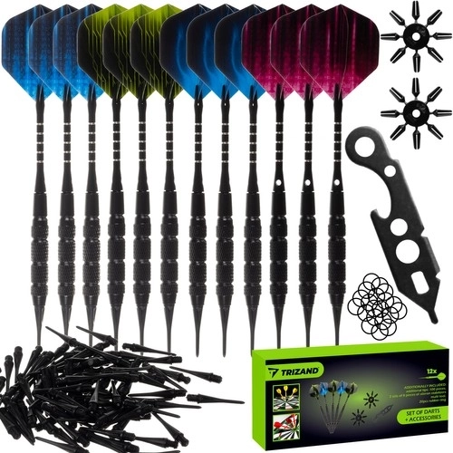 Set 12 strelica + pribor Trizand 21629