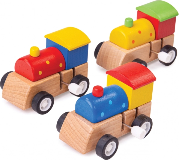 Drvena šarena lokomotiva Bigjigs Toys