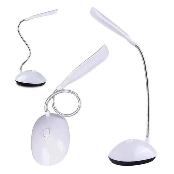 Bijela školska stolna LED lampa