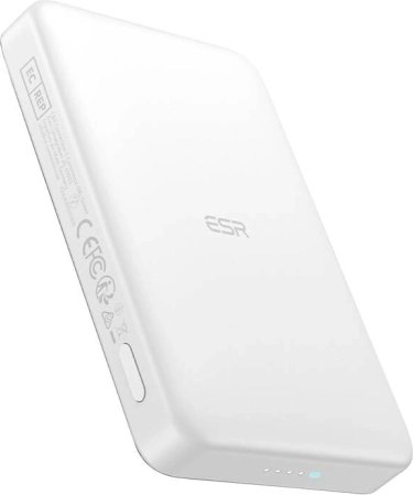 Magnetska power banka ESR Qi2 MagSlim 10000 mAh – bijela