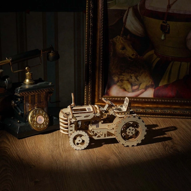RoboTime 3D drvena mehanička slagalica Traktor