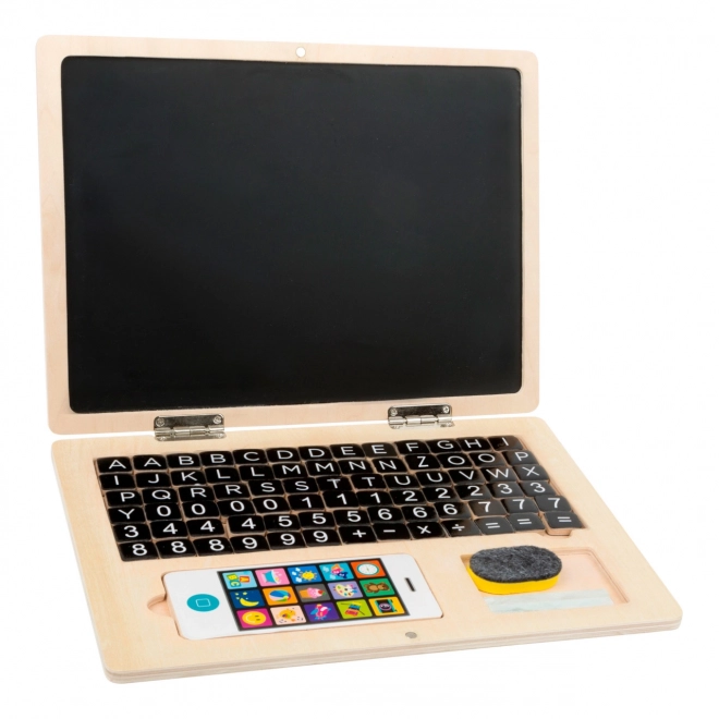 Magnetski drveni laptop Small Foot