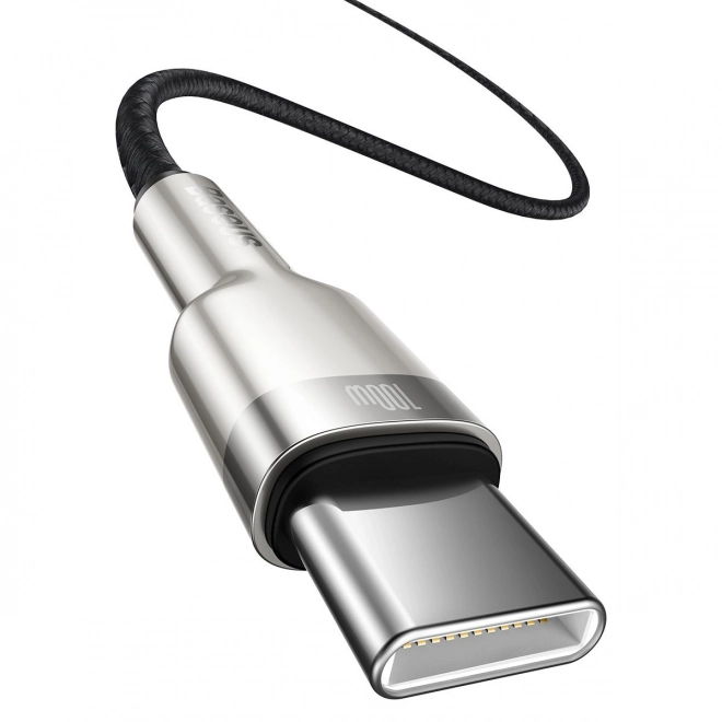 USB-C na USB-C kabel Baseus Cafule 100W, 2m crni