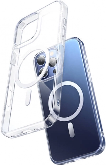 Magnetna futrola za iPhone 16 Pro prozirna McDodo