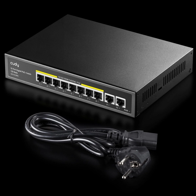 Cudy 10-portni Gigabitni PoE+ Preklopnik